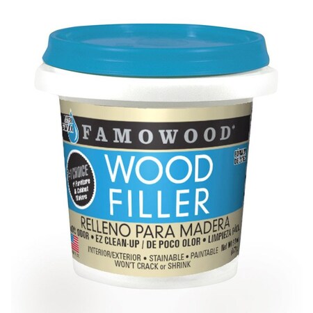 Famowood Net Wt 24 Oz Walnut Solvent Free Wood Filler